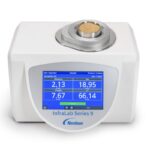 Nordson Infralab Top Loader Analyser with crumbled cookies in the dish