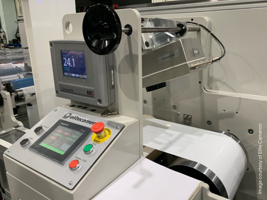 Laser scanner tracking in the paper converting industry